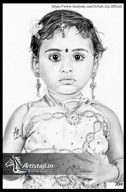A Drawings Of Baby. Drawn by Artist Aji